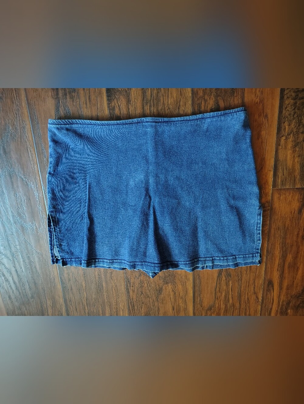 Vintage Y2K Eye Candy denim skort size M